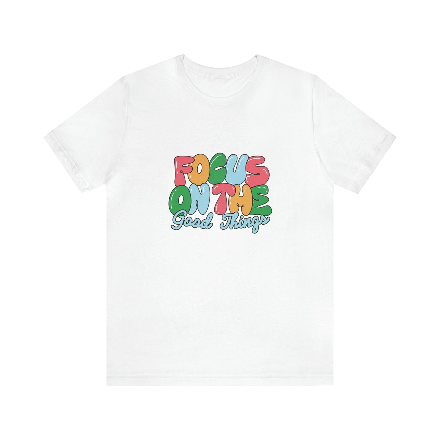 Focus on the good things shirt positive vibes shirt good vibes tee yogawear zen clothes bohemian top Women's Christmas gift for her for him