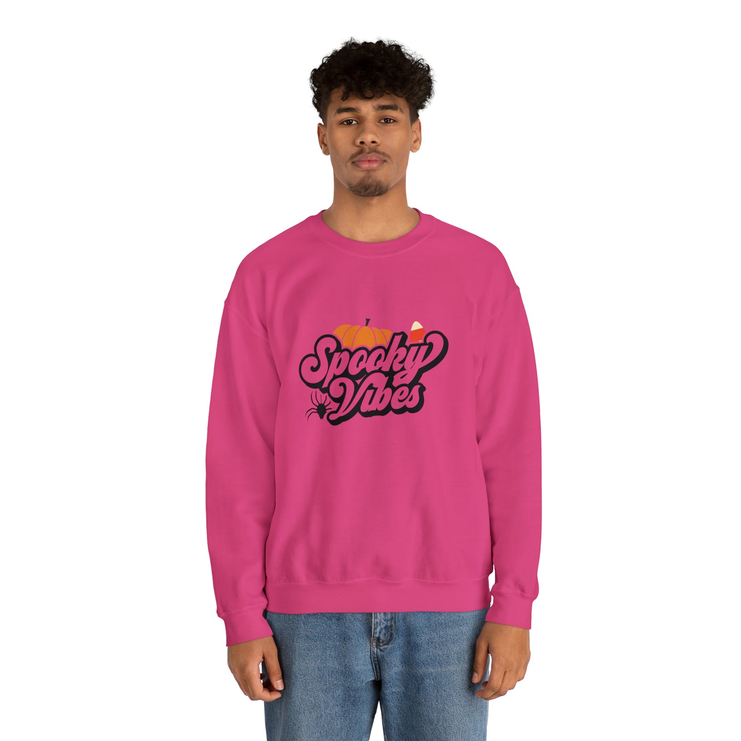 Spooky vibes sweater Halloween sweater ghost fall leaves sweater Halloween Sweatshirt  shirt Era Tour sweater best friend gift Unisex gift