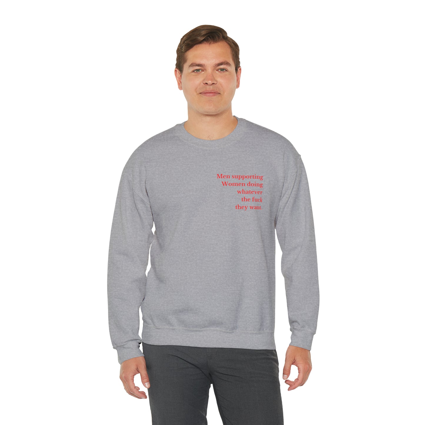 Men supporting women sweater women tights gift for her gift for him Christmas gift