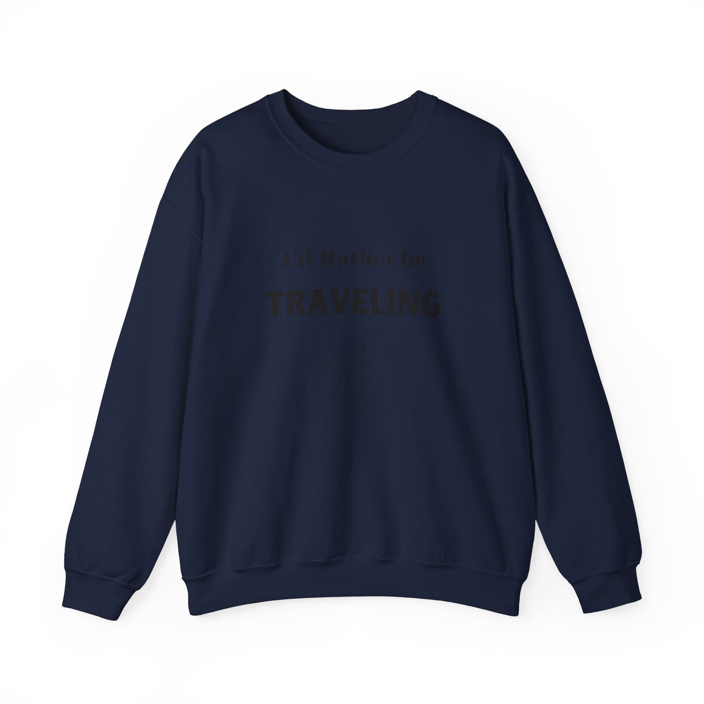 I'd rather be traveling sweater travel lover gift vacation sweatshirt valentines shirt gift for her best friend gift galentine's day