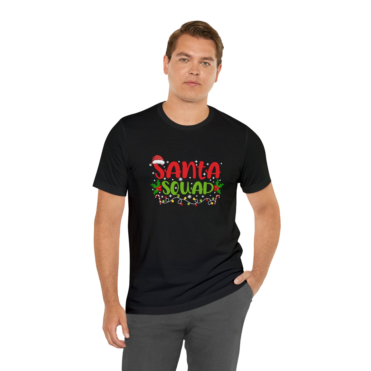 Santa's squad Matching Family Christmas Shirts Santa claus Hat family tshirts Family Christmas Shirt Xmas Tee Custom Christmas Tshirt photos