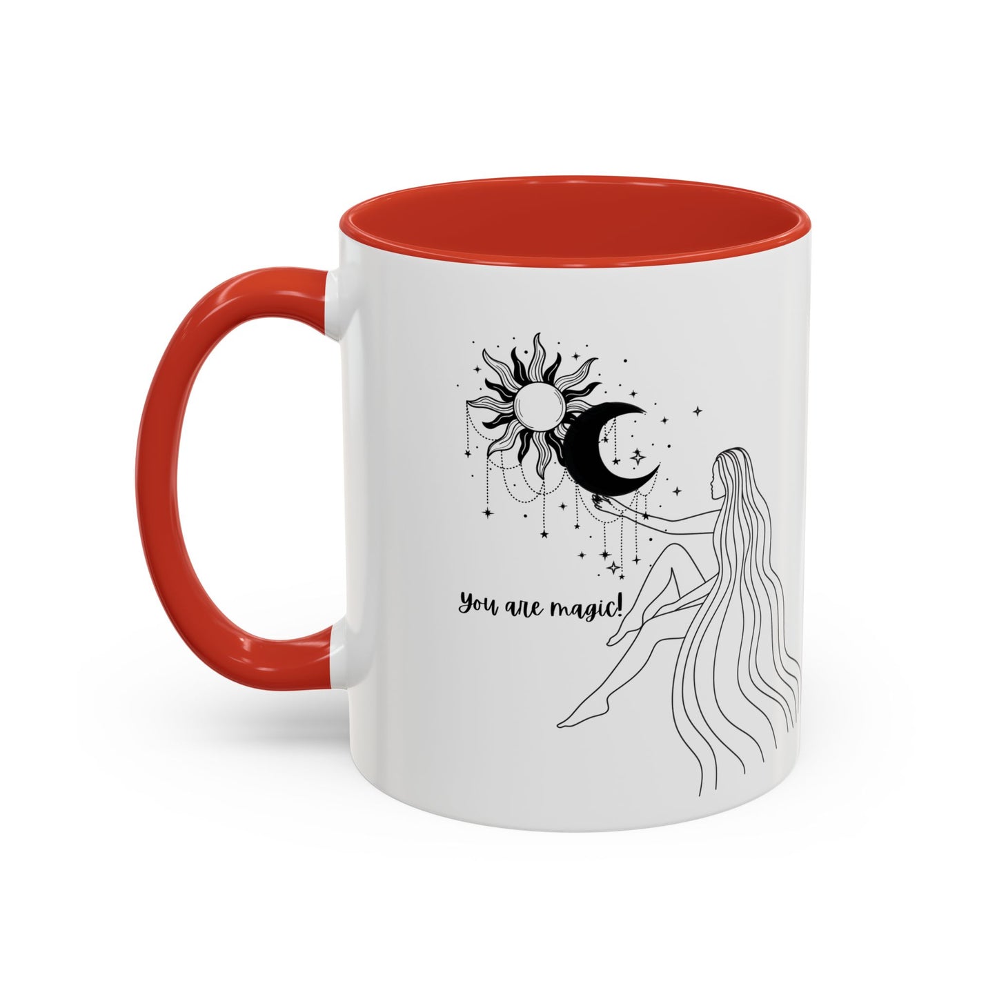 You are Magic mug coffee mug Spiritual gift moon mug witchy mug Goddess gift supervisor mug office bestie gift Boss Christmas gift for her