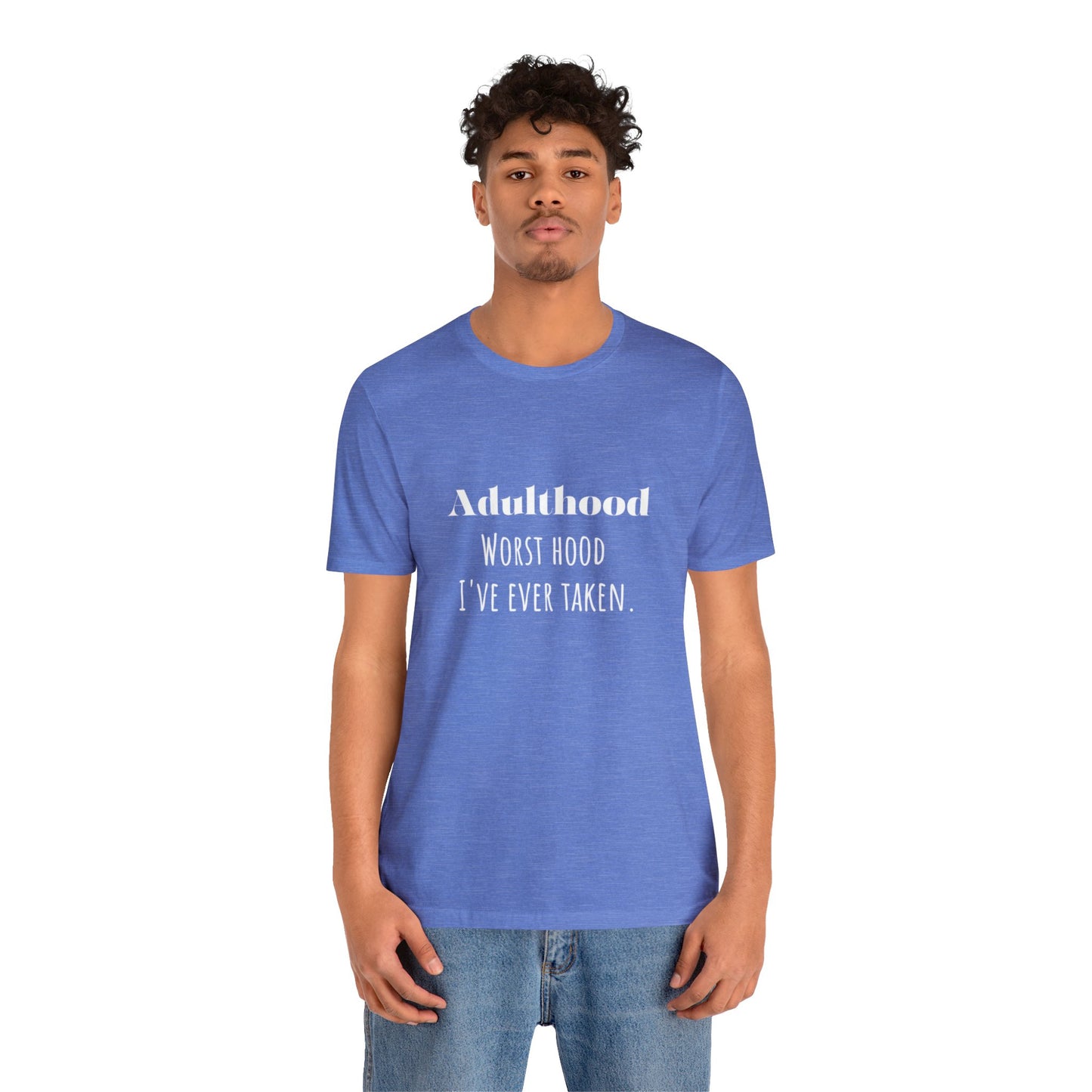 Adulthood shirt funny adulting shirt funny gift for her gift for him  shirt Unisex Tee Retro  T-Shirt best friend vacation shirt beach