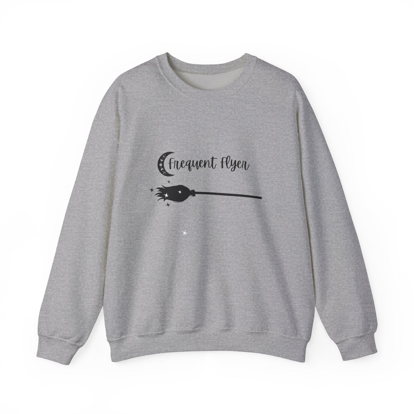 Frequent Flyer sweater Witchy sweatshirt Wicked Halloween sweater Witches broom shirt wizard HalloweenSweatshirt Halloween Sweater Christmas