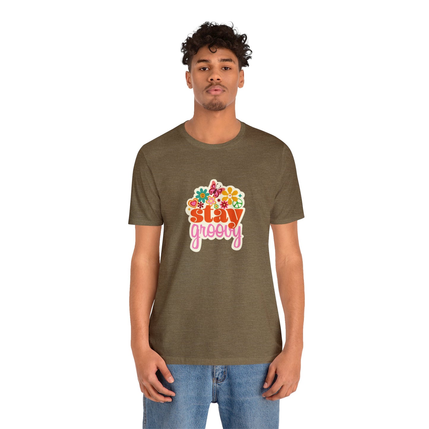 Stay Groovy Shirt Stay Groovy Tshirt Groovy Tee Groovy Birthday Party Outfit Stay Groovy Tee Hippie Shirt Groovy best friend gift for her