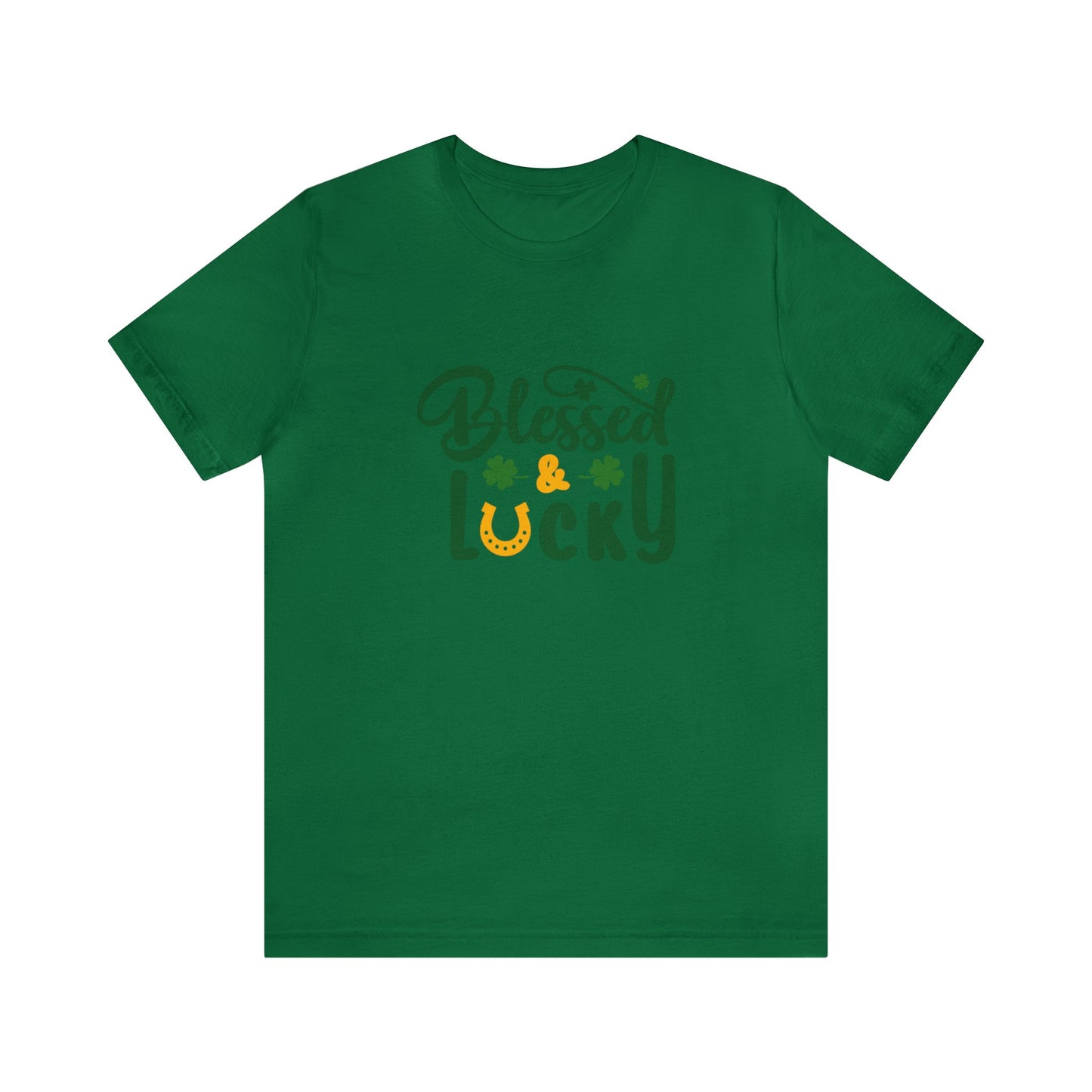 St Patrick's Day shirt blessed and lucky shirt Irish leaf shirt Unisex Tee Retro Shirt T-Shirt best friend vacation shirt beach