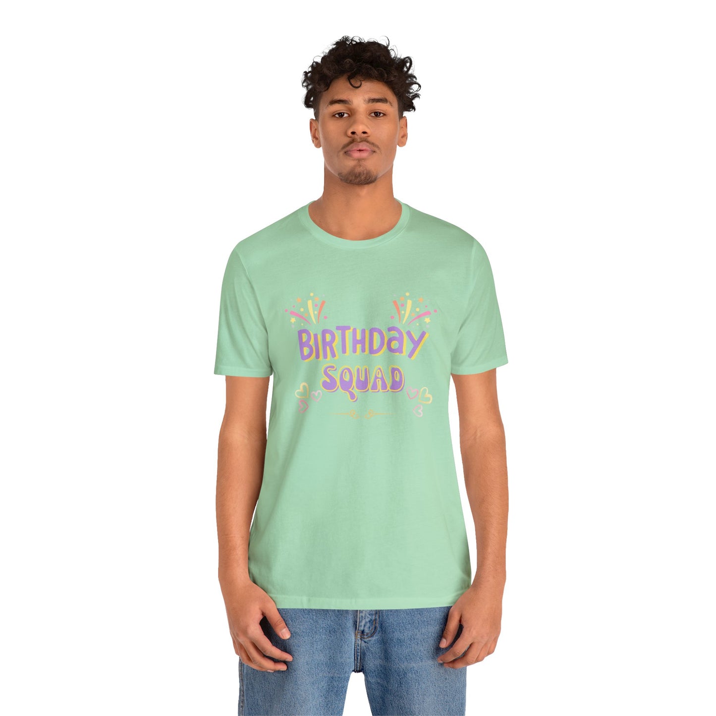 Birthday squad shirt birthday girl shirt birthday shirt gift for her best friend gift birthday party attire month funny Tshirt birthday gift