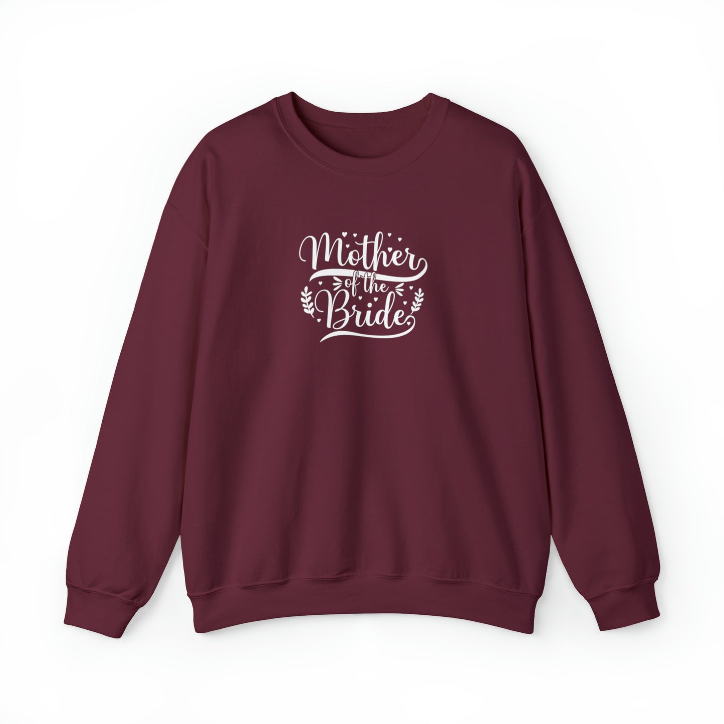 Mother of the bride sweatshirt, Red wedding attire, gift for Mom, bridal party clothes, yoga wear for her, for him, Birthday gift for her