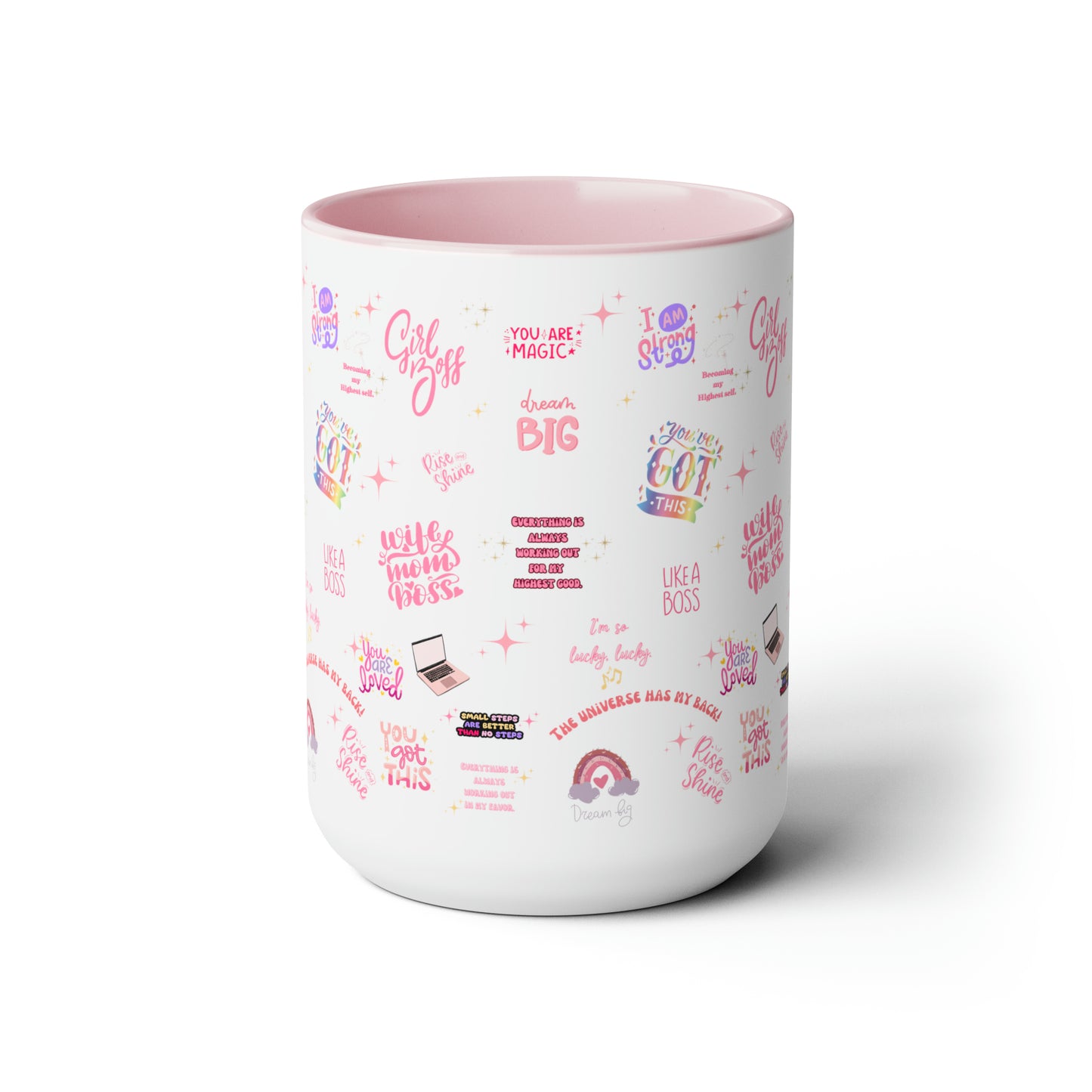 Positive affirmations Coffee Mug girlboss mug birthday gift wife mom boss mug gift for her gift for wife Coffee Mugs tea Christmas gift 15oz