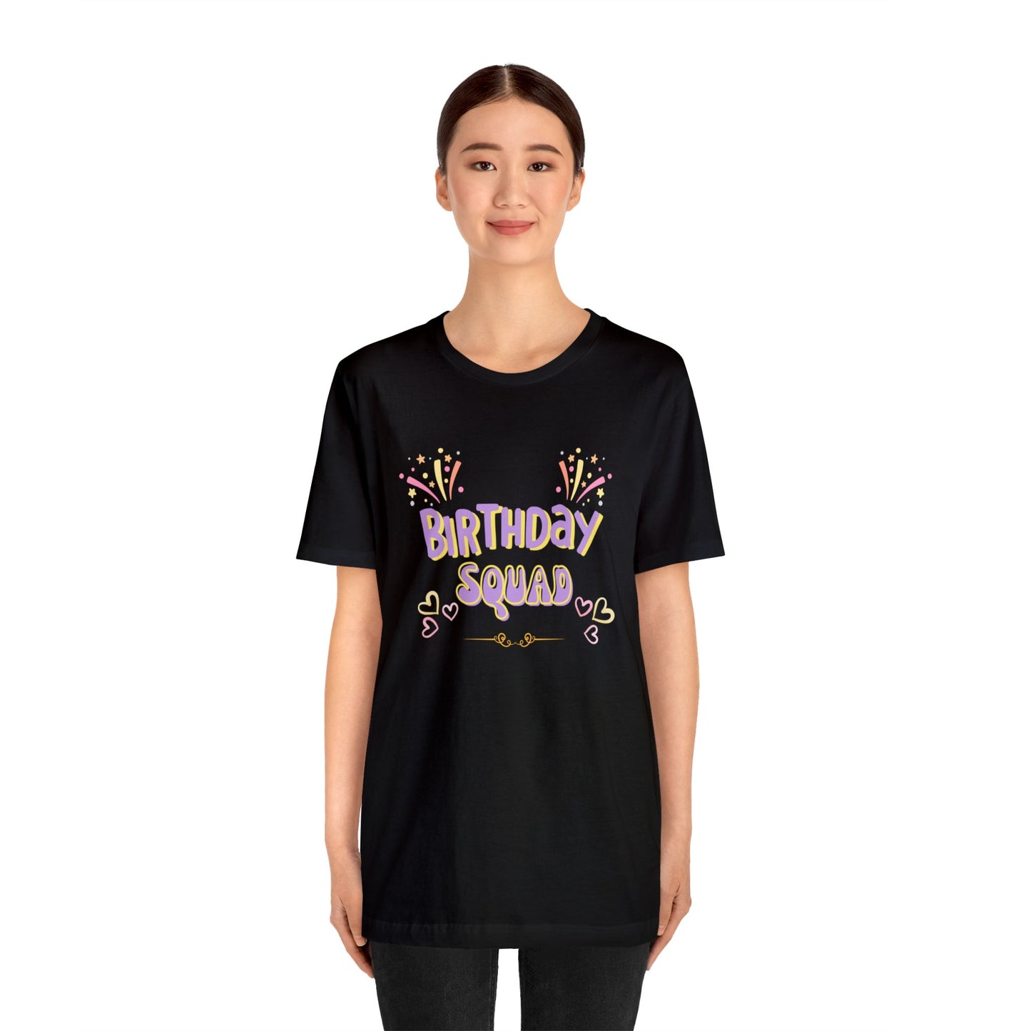 Birthday squad shirt birthday girl shirt birthday shirt gift for her best friend gift birthday party attire month funny Tshirt birthday gift
