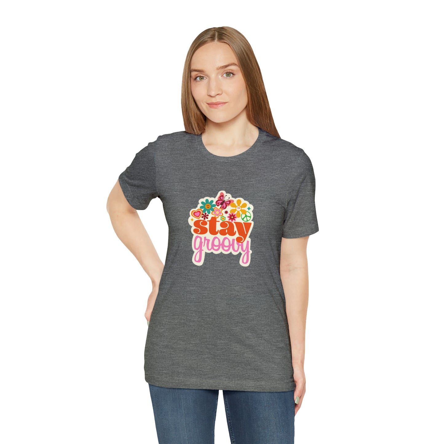Stay Groovy t-shirt, Hippie shirt, good vibes shirt, summer fun style gift,travel shirt,best friend trip vacation trip