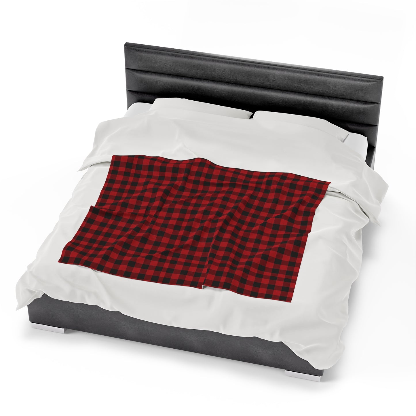 Plaid Christmas Blanket holiday blanket christmas movie watching blanket Merry christmas  blanket Velveteen Plush Blanket