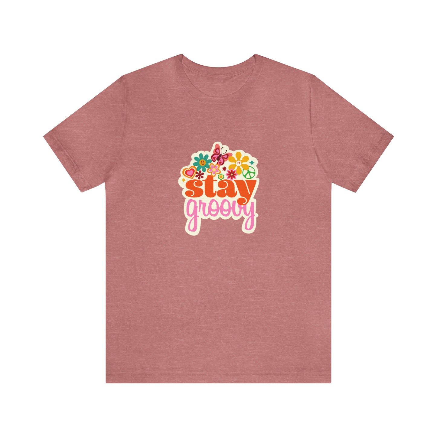 Stay Groovy t-shirt, Hippie shirt, good vibes shirt, summer fun style gift,travel shirt,best friend trip vacation trip