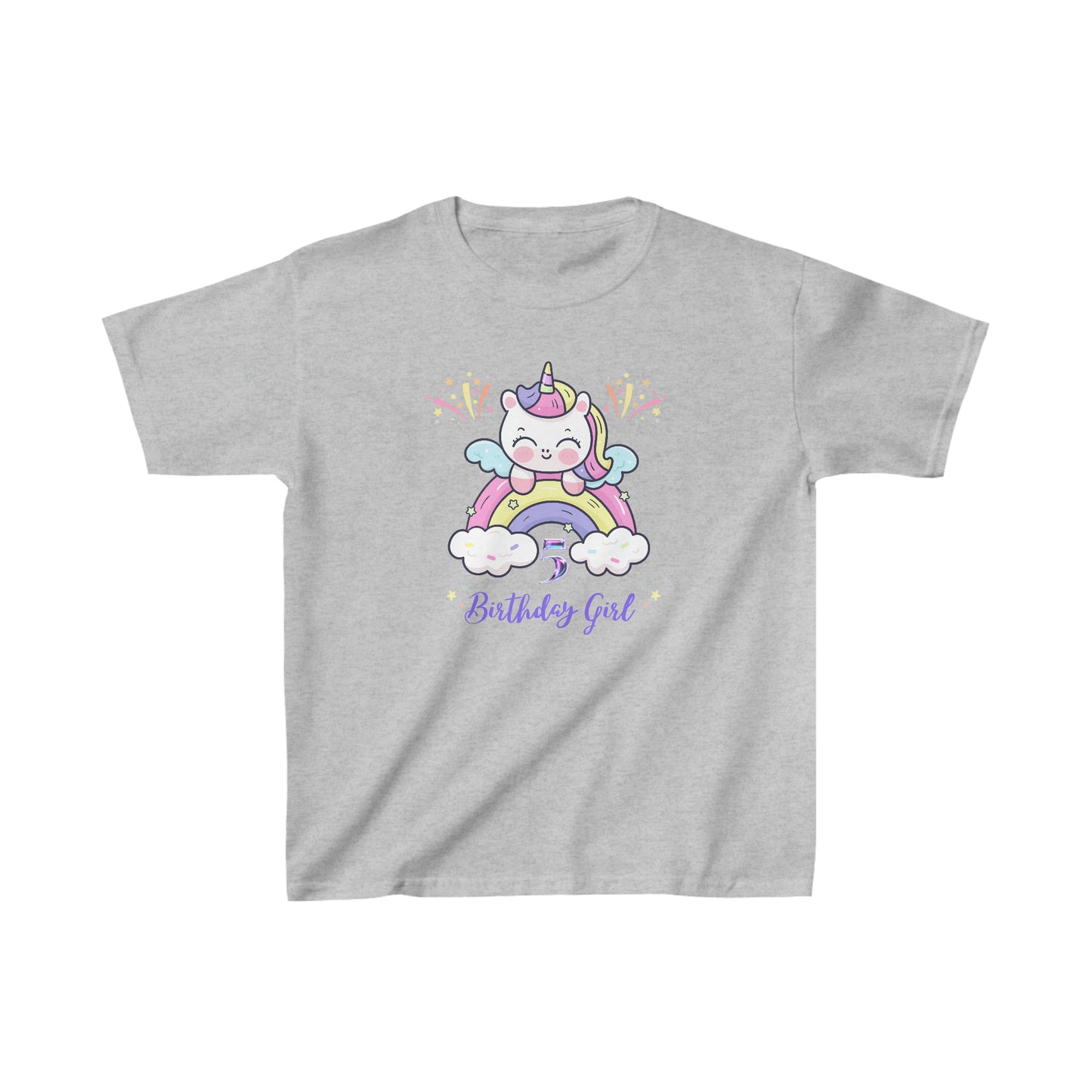 Birthday girl shirt 5 year old birthday shirt kid wavy birthday party shirt Christmas shirt Rainbow cloud kid shirt birthday shirts birthday