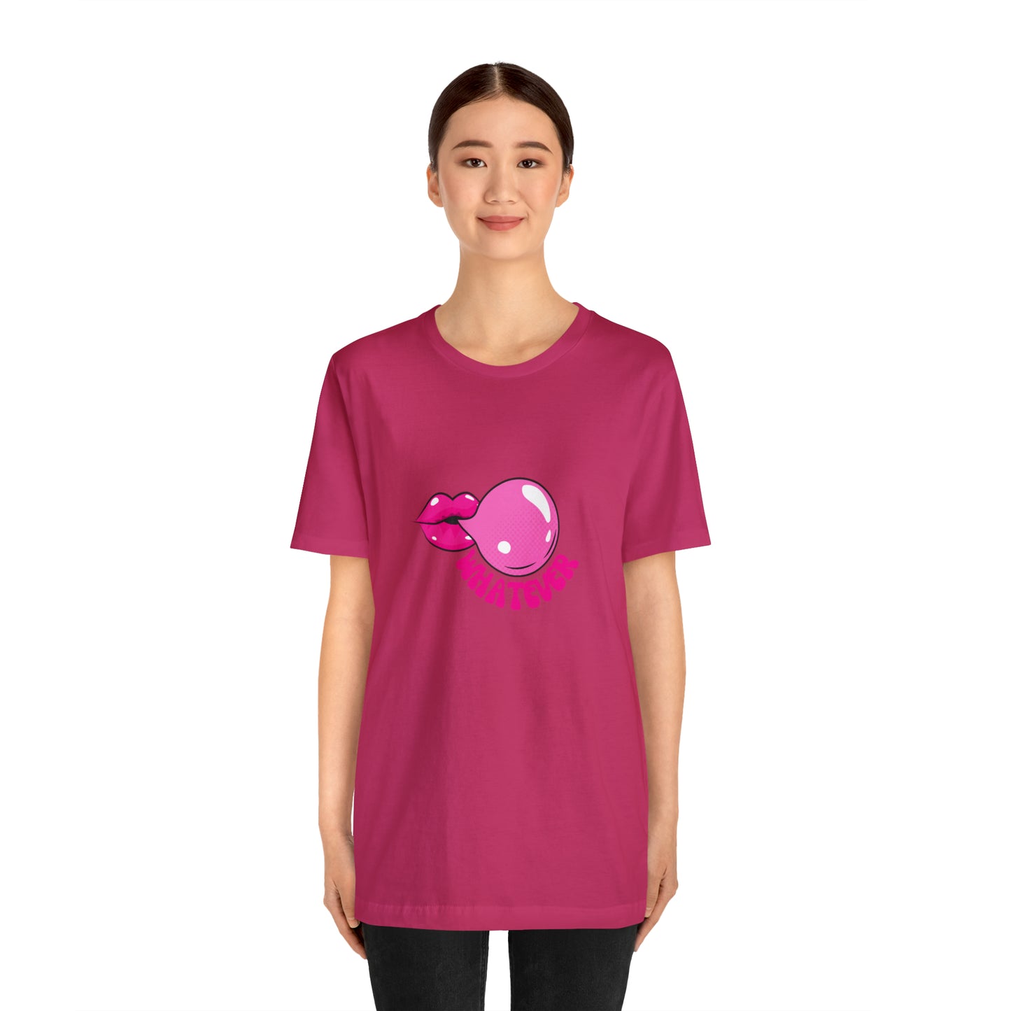 Whatever bubblegum T-Shirt Aesthetic Shirt Trendy Shirt Shirt With Words On Back Positive Gift for him Gift for her boho shirt hippie soul