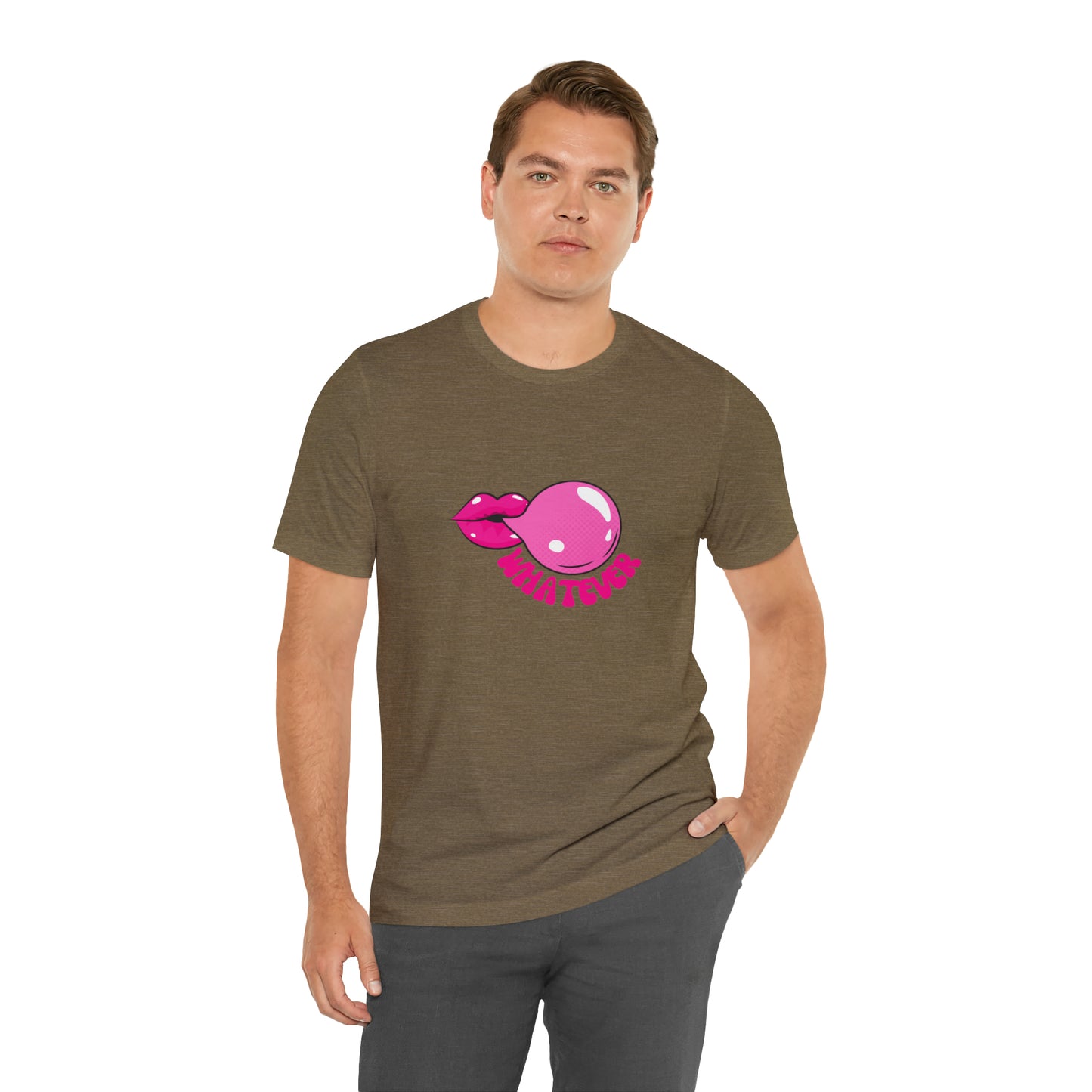 Whatever bubblegum T-Shirt Aesthetic Shirt Trendy Shirt Shirt With Words On Back Positive Gift for him Gift for her boho shirt hippie soul