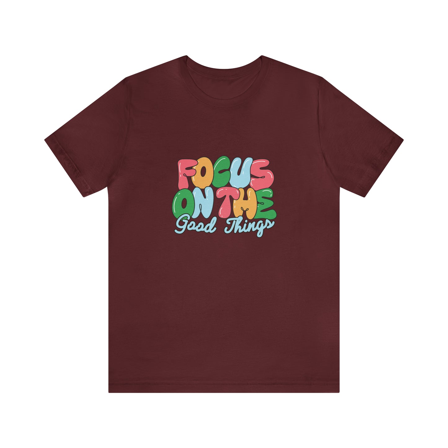 Focus on the good things shirt positive vibes shirt good vibes tee yogawear zen clothes bohemian top Women's Christmas gift for her for him