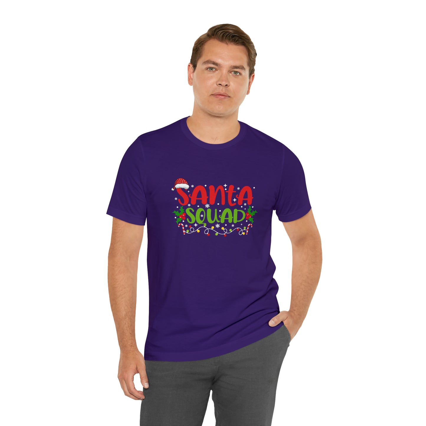 Santa's squad Matching Family Christmas Shirts Santa claus Hat family tshirts Family Christmas Shirt Xmas Tee Custom Christmas Tshirt photos
