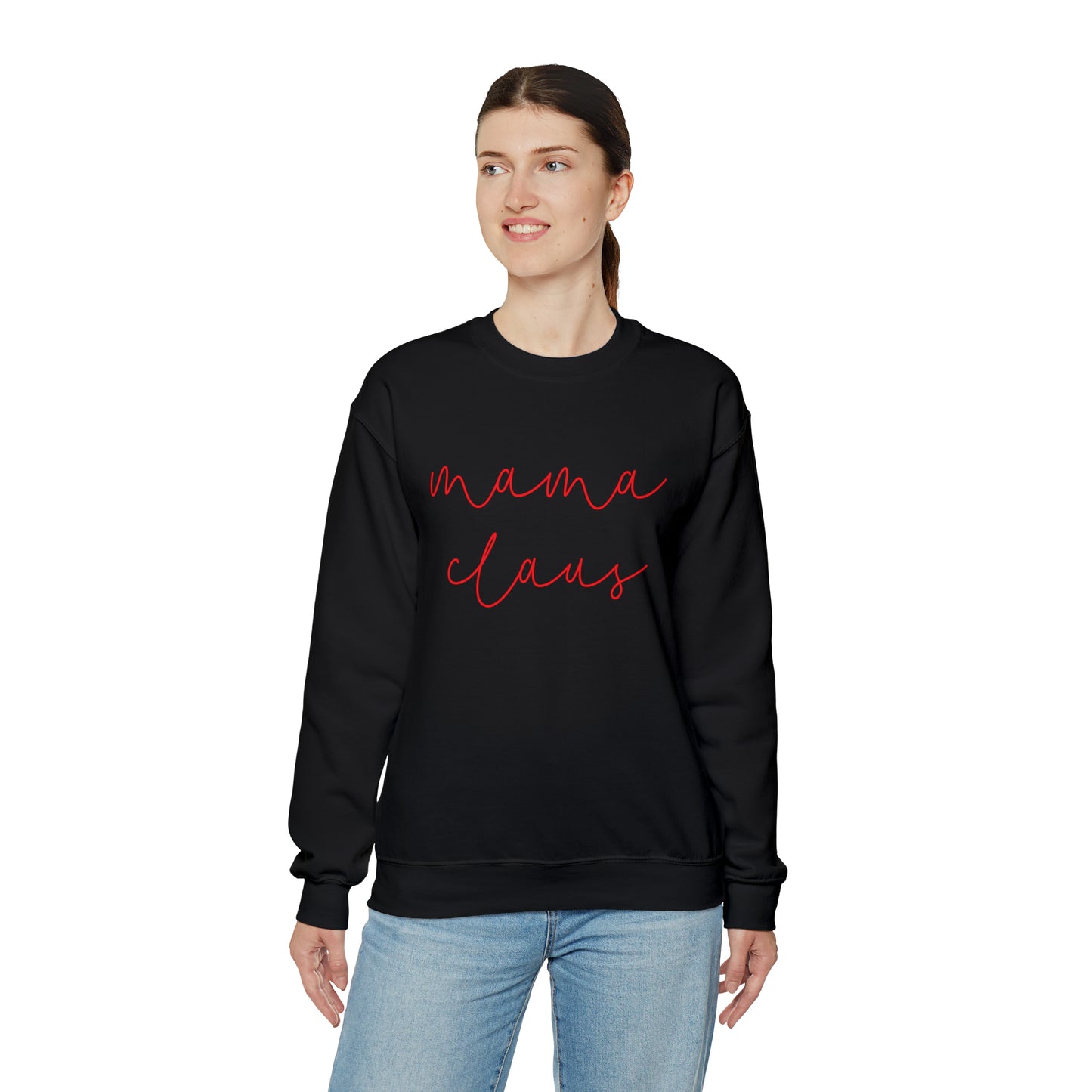 Mama claus sweater Festive AF sweater Merry Bright Christmas sweatshirt gift for her for Women Christmas Sweater,Holiday Christmas gift