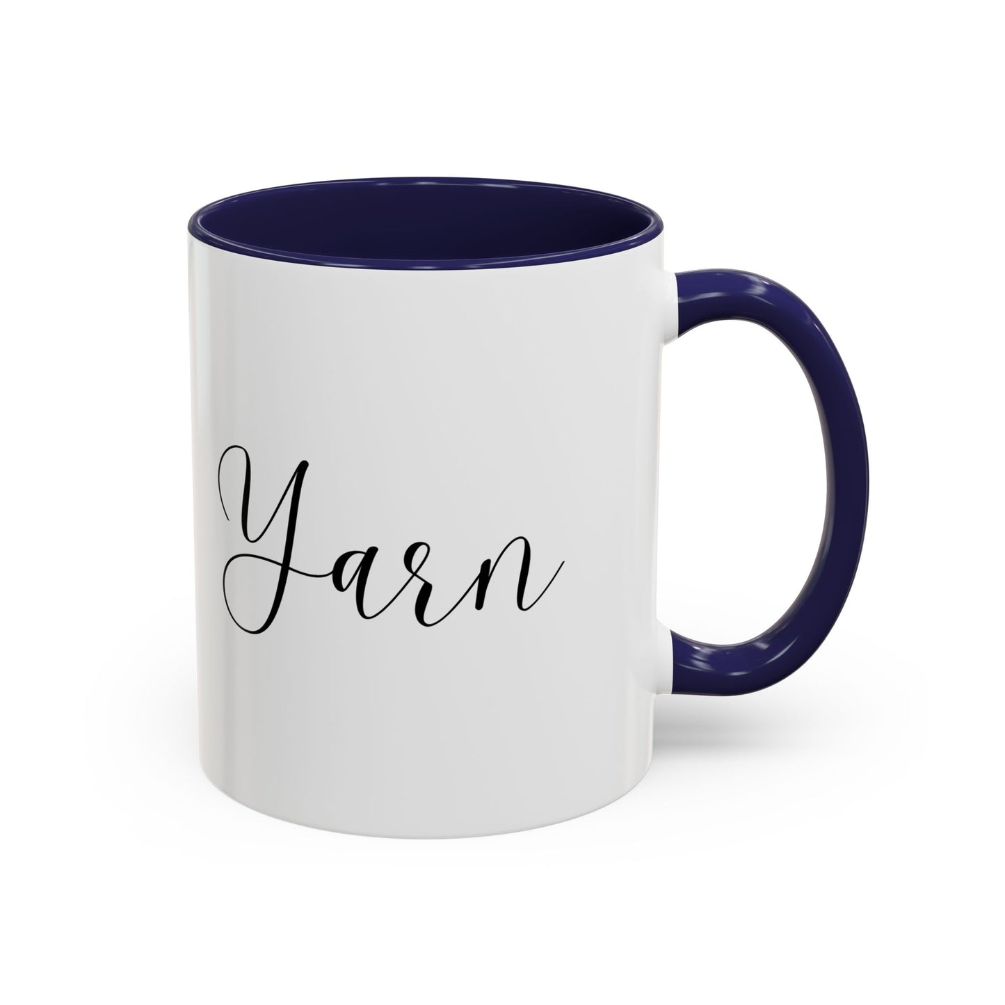 Yarn lover gift black mug Crochet lover gift yarn lover gift knitting gift coffee lover gift tea gift for her gift for him Coffee Mug 11oz