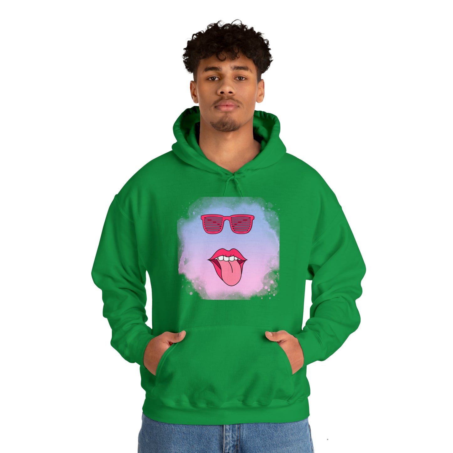 Lip Sunglasses Hoodie, Bubble Gum kiss Hoodie, Fun Summer shirt, Birthday gift for her, Galantine gift for her,best friend gift, vacation