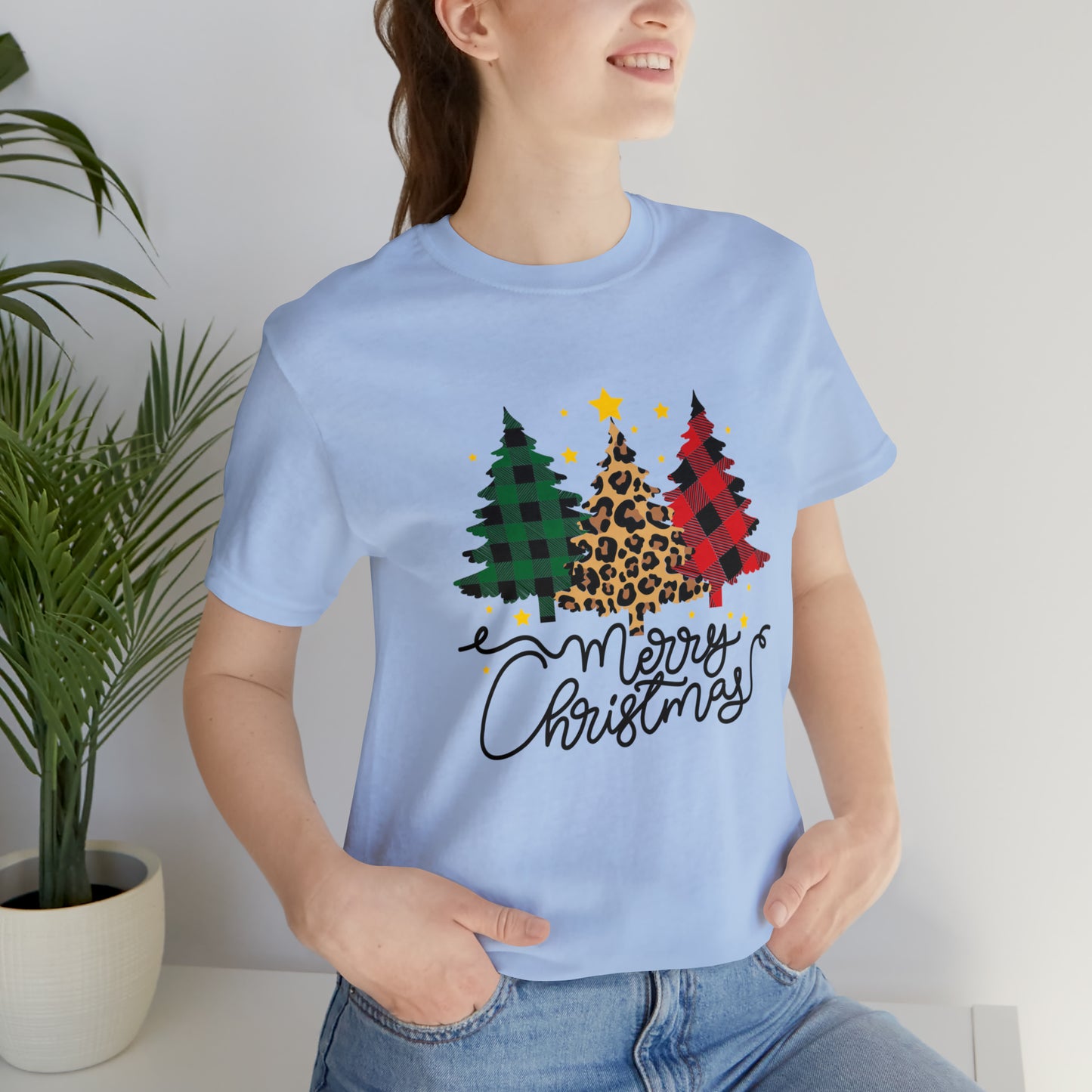 Festive AF shirt Pink Merry Bright Christmas Tshirt for Women Men Christmas Shirt Sweater Holiday Christmas gift for her gift for him Plaid