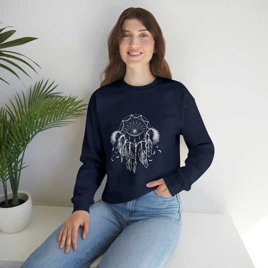 Dreamcatcher sweater third eye sweater birthday spiritual clothes yogawear birthday gift gift for her gift for him Christmas gift