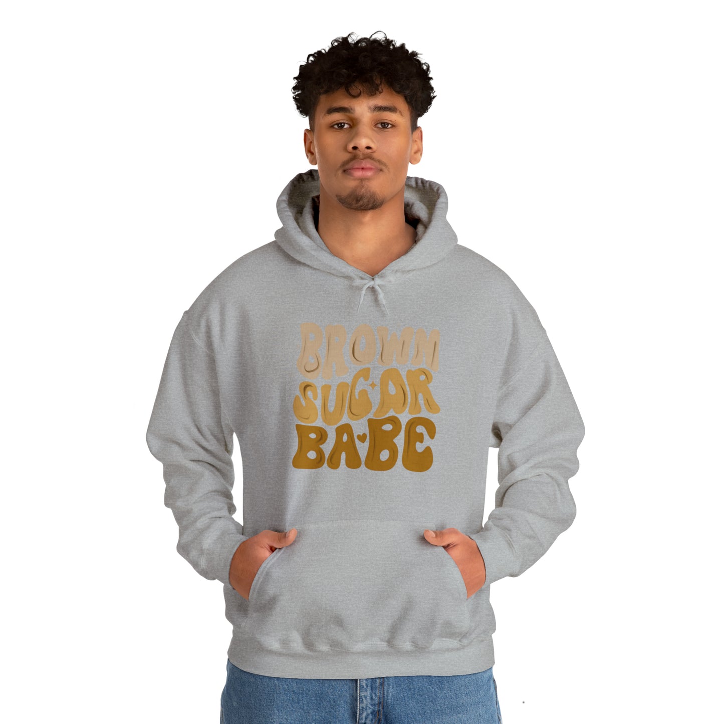 Brown sugar babe hoodie, gift for her, best friend gift, birthday vacation, Unisex Heavy Blend Hooded Sweatshirt