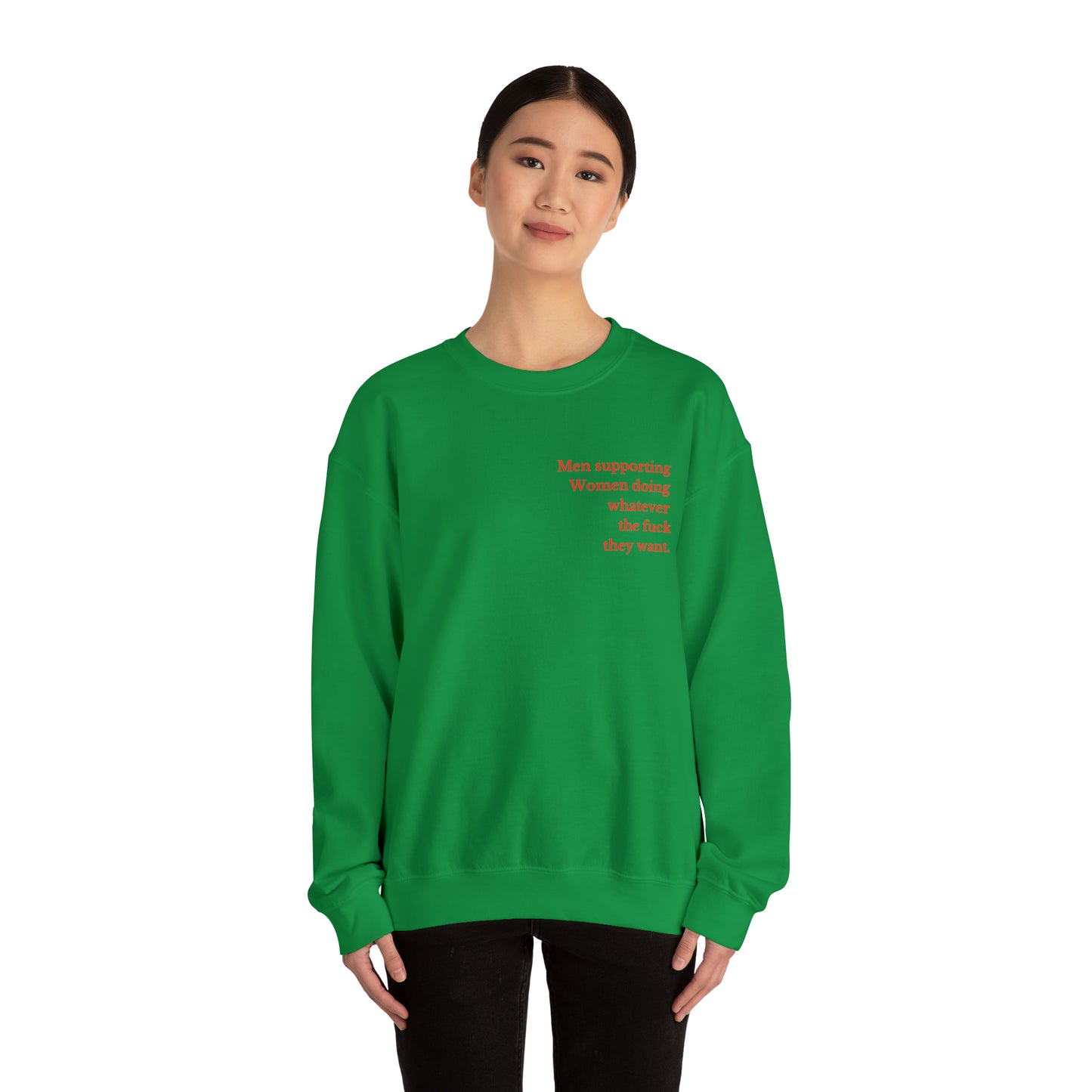Men supporting women sweater women tights gift for her gift for him Christmas gift