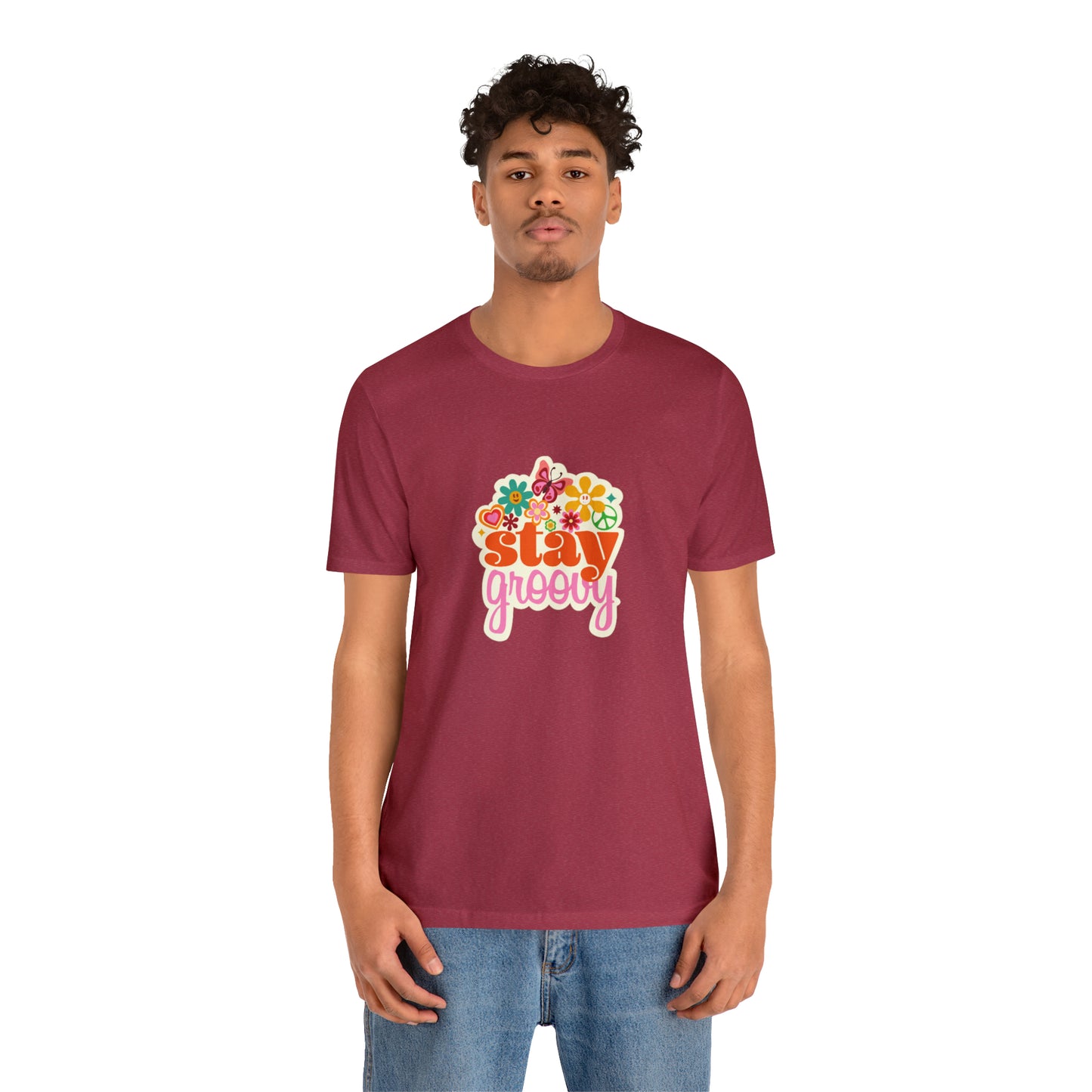 Stay Groovy t-shirt, Hippie shirt, good vibes shirt, summer fun style gift,travel shirt,best friend trip vacation trip