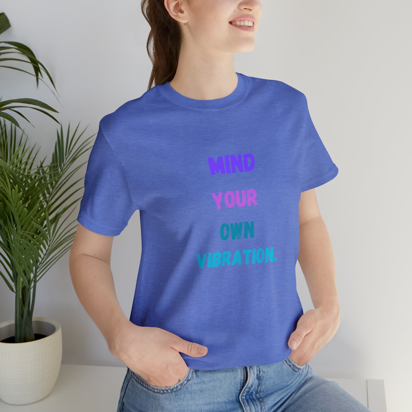 Spiritual shirt Mind your own vibration t-shirt Zen gift for her gift for him yogawear meditation gifts best friend Christmas gift