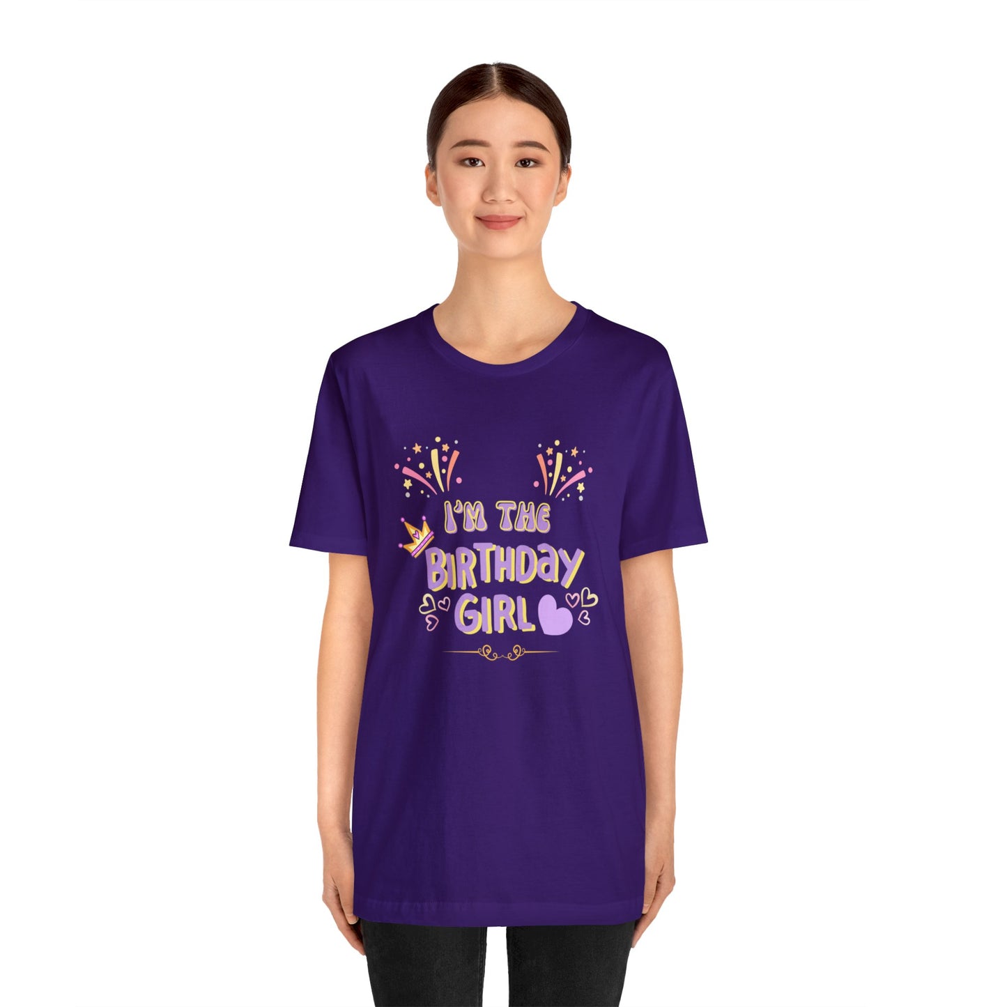 I'm the Birthday girl shirt birthday girl shirt birthday shirt gift for her best friend gift birthday party attire month Tshirt birthday