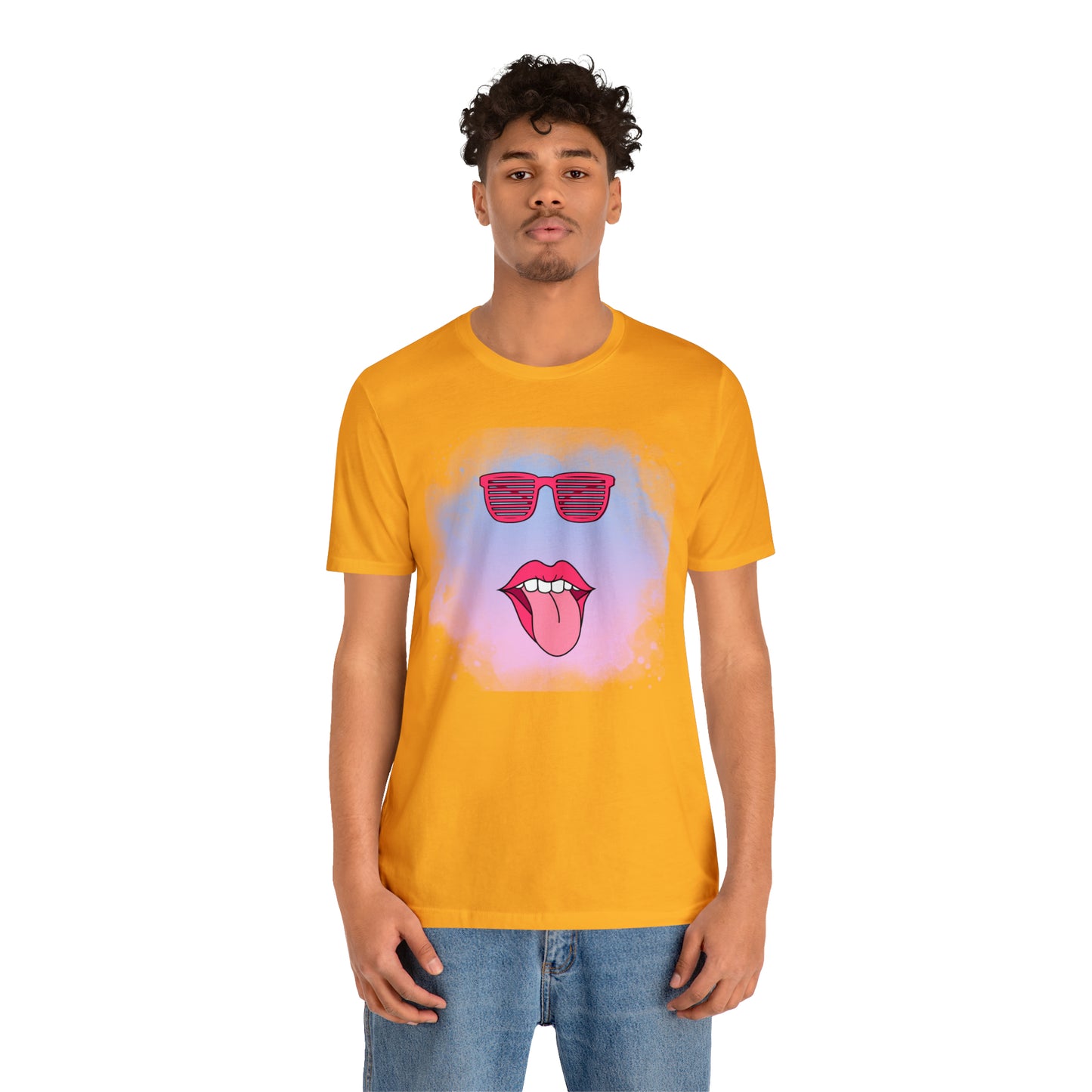 Lip Sunglasses t-shirt, Bubble gum kiss shirt,Pink Gum Shirt,Galantine gift travel shirt,best friend trip,girls vacation trip, Unisex Jersey