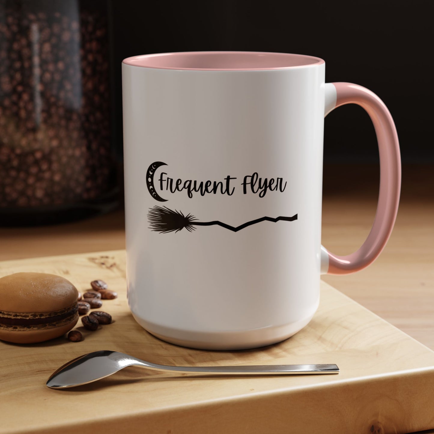 Witches mug Frequent flyer mug wizards broom mug Witchy Halloween mug cauldron ghost wicked mug bestie gift Coworker Gift Boss Christmas