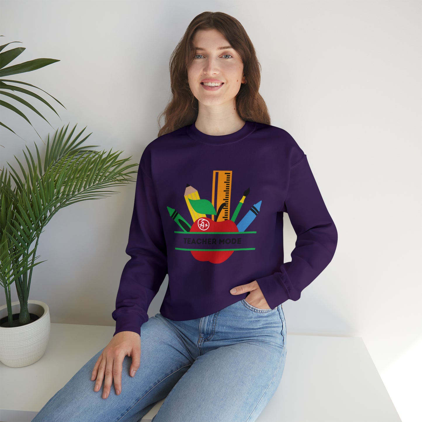 Teach love inspire sweatshirt Teacher mode sweater, Homeschooling sweatshirt,teacher mom shirt, hoodie teacher shirt Boss lady shirt,unisex