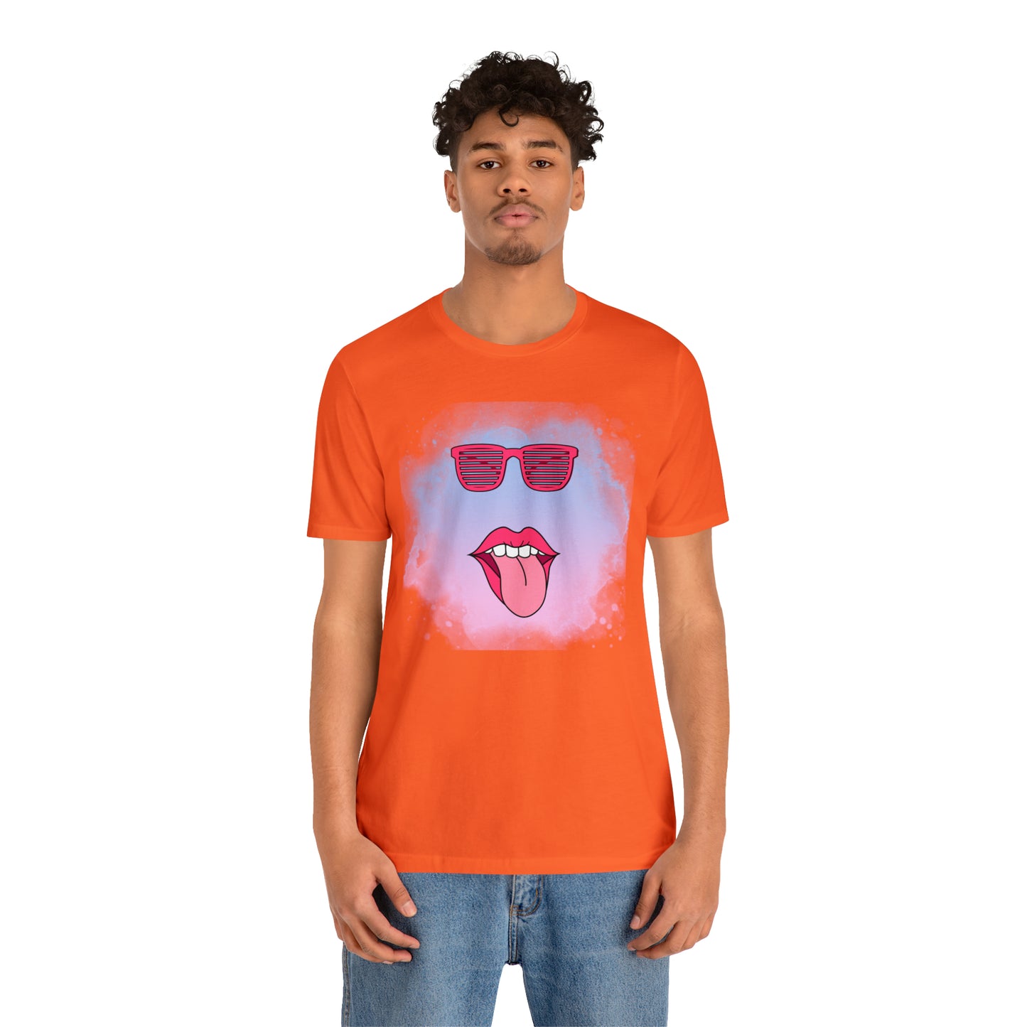 Lip Sunglasses t-shirt, Bubble gum kiss shirt,Pink Gum Shirt,Galantine gift travel shirt,best friend trip,girls vacation trip, Unisex Jersey