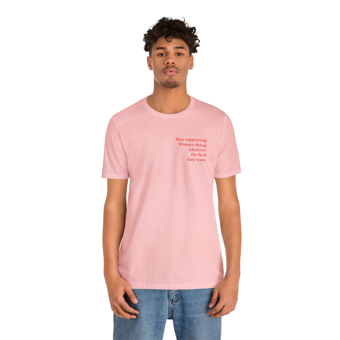 Men supporting women shirt gift for him Christmas gift Party
