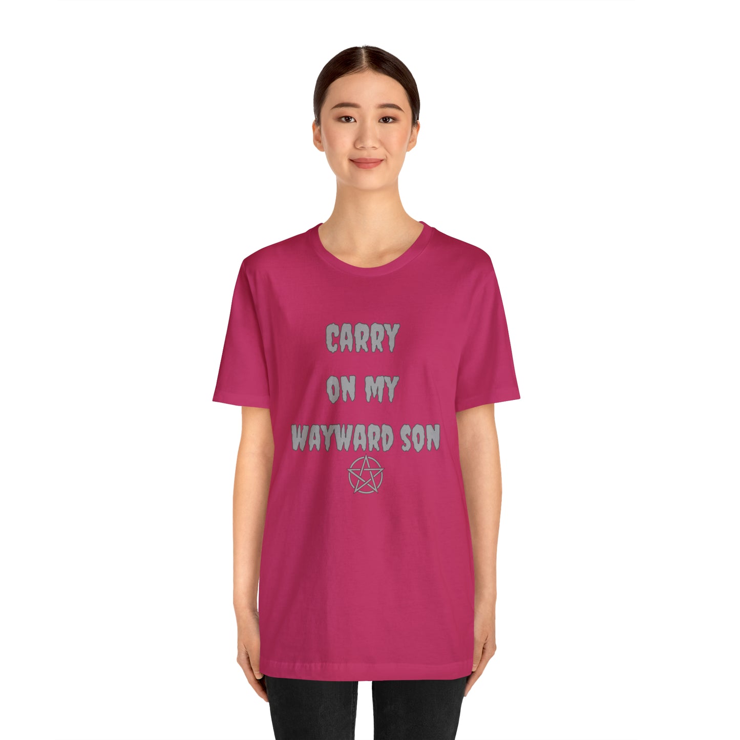 Supernatural shirts Carry on my wayward son gift shirts, Father's day gifts,gift for Dad vacation shirt, best friend, Christmas gift