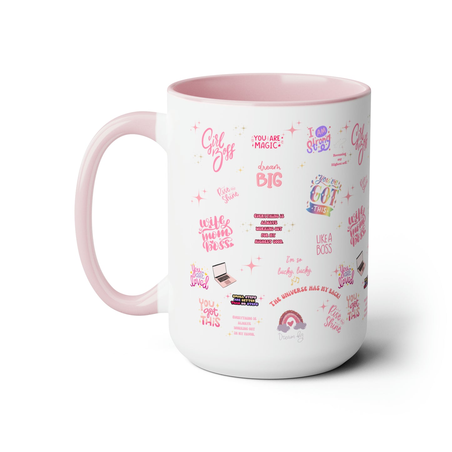 Positive affirmations Coffee Mug girlboss mug birthday gift wife mom boss mug gift for her gift for wife Coffee Mugs tea Christmas gift 15oz