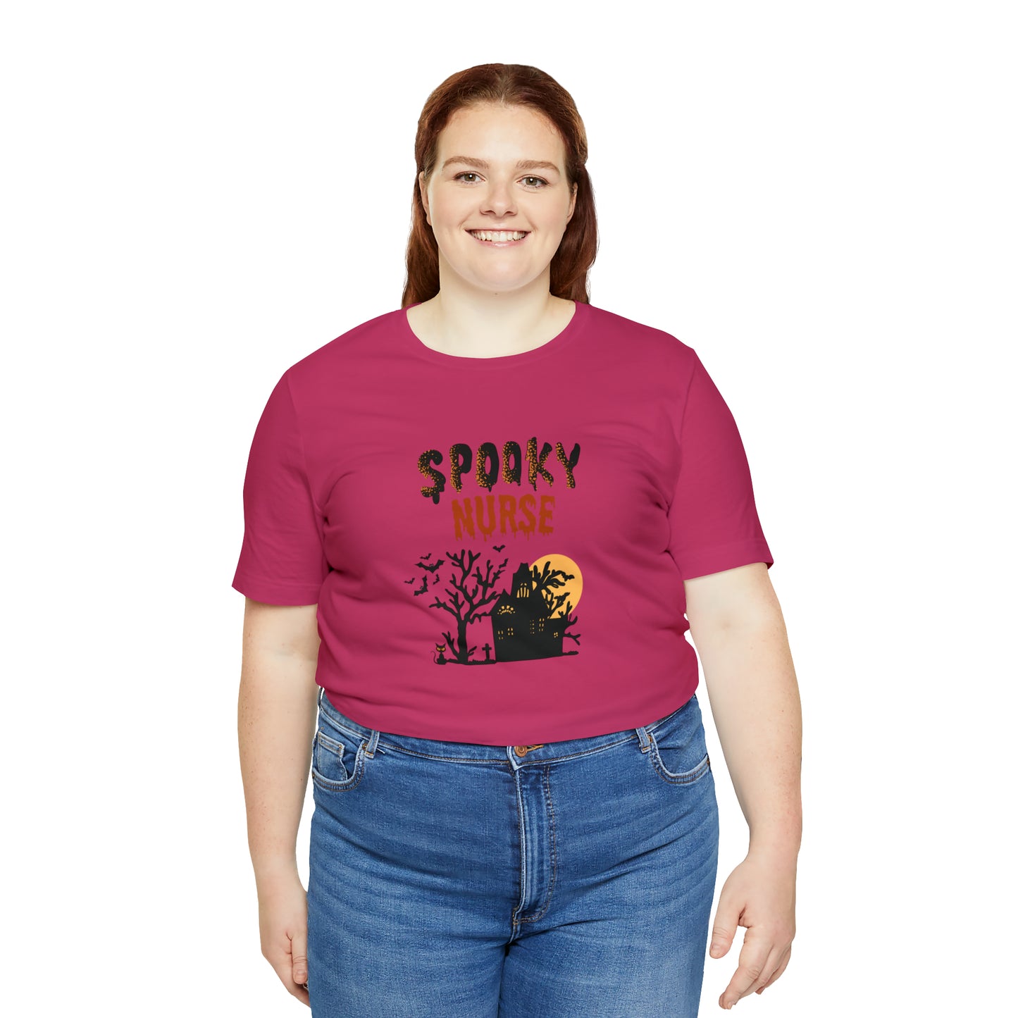 Spooky Nurse Halloween shirt, Nurse trick or treat ghost Halloween tshirt,Halloween Sweatshirt,Spooky Season T Shirt,Christmas gift