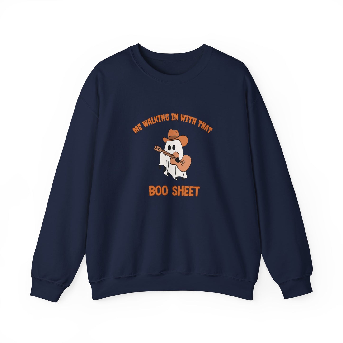 Funny Boo sheet sweater Halloween sweater ghost fallleaves sweater Halloween Sweatshirt  shirt Era Tour sweater best friend gift Unisex gift
