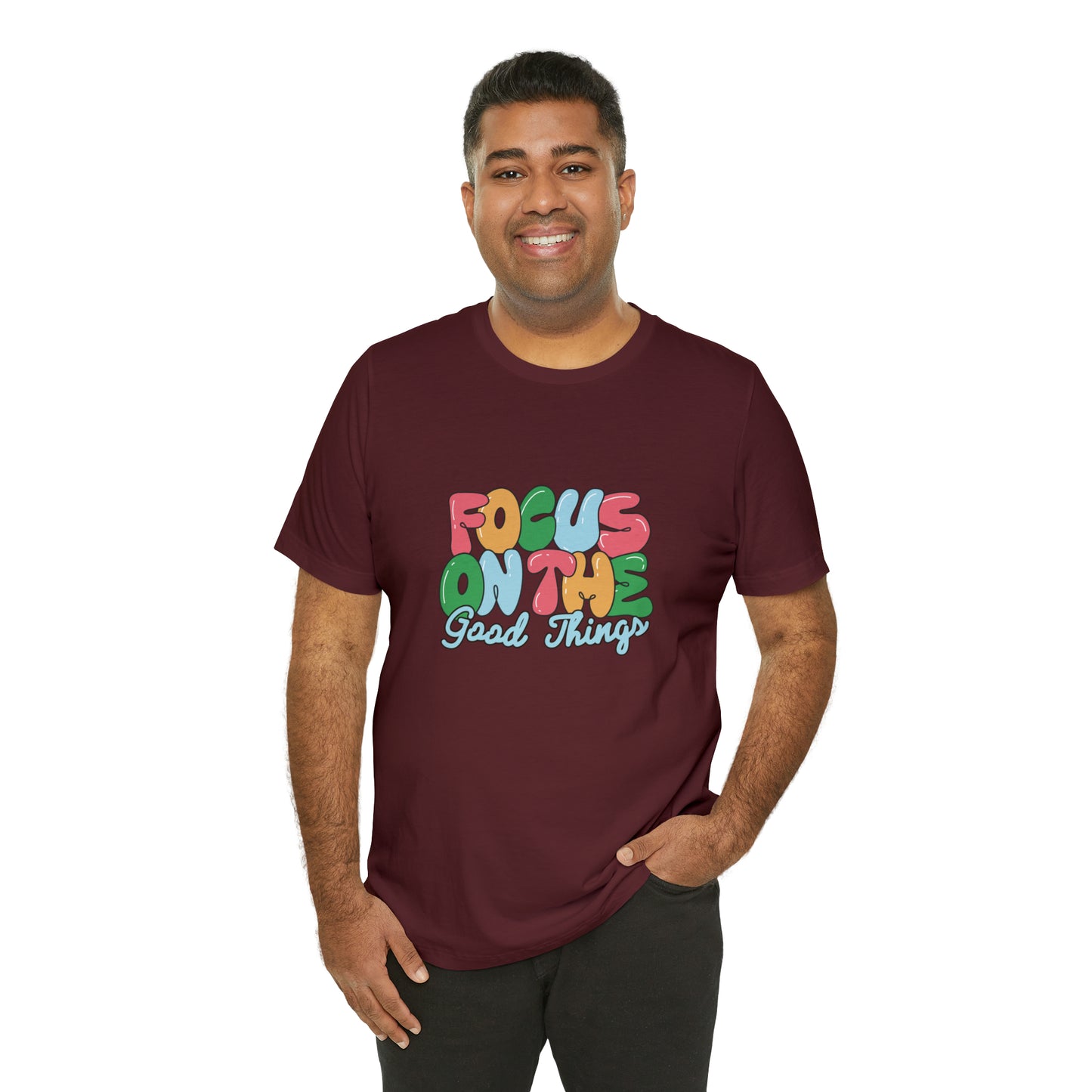 Focus on the good things shirt positive vibes shirt good vibes tee yogawear zen clothes bohemian top Women's Christmas gift for her for him