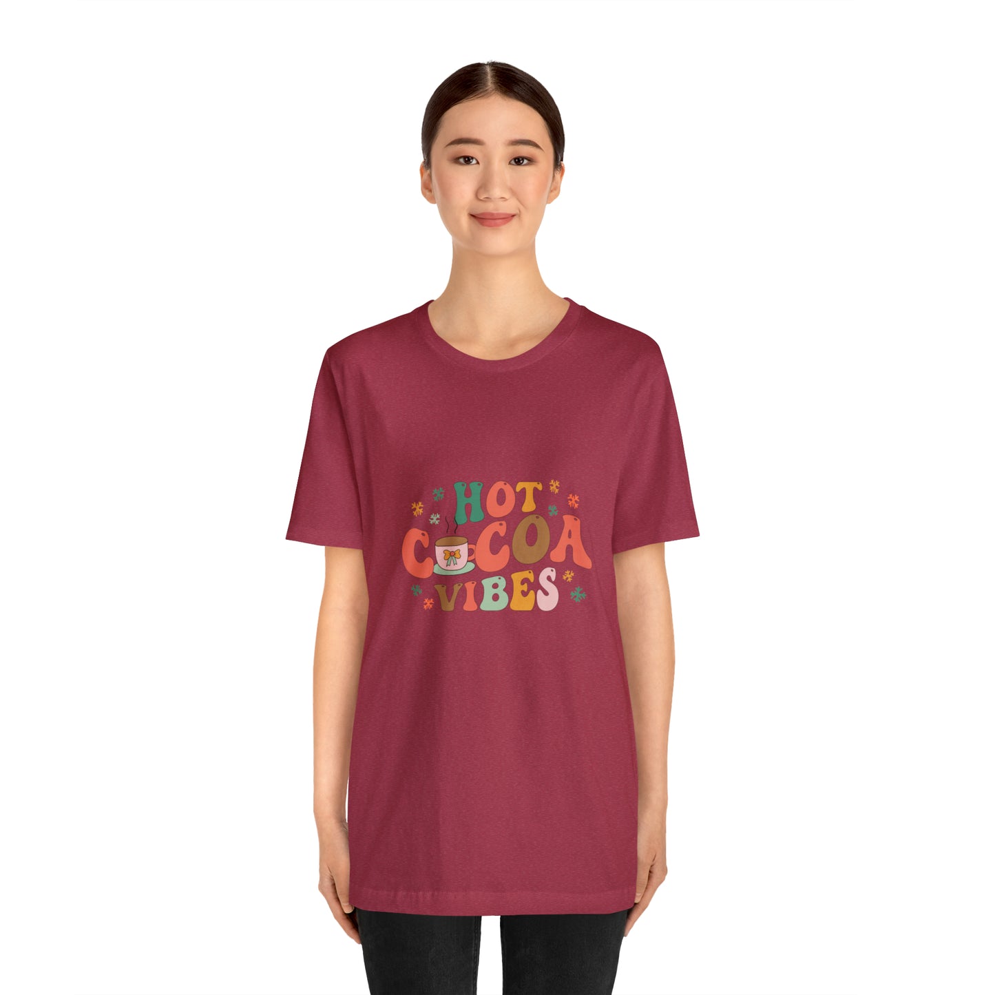 Hot cocoa vibes shirt, Pink autumn vibes Halloween tshirt, Halloween Sweatshirt, spooky T Shirt,Retro Halloween Sweater,Christmas gift