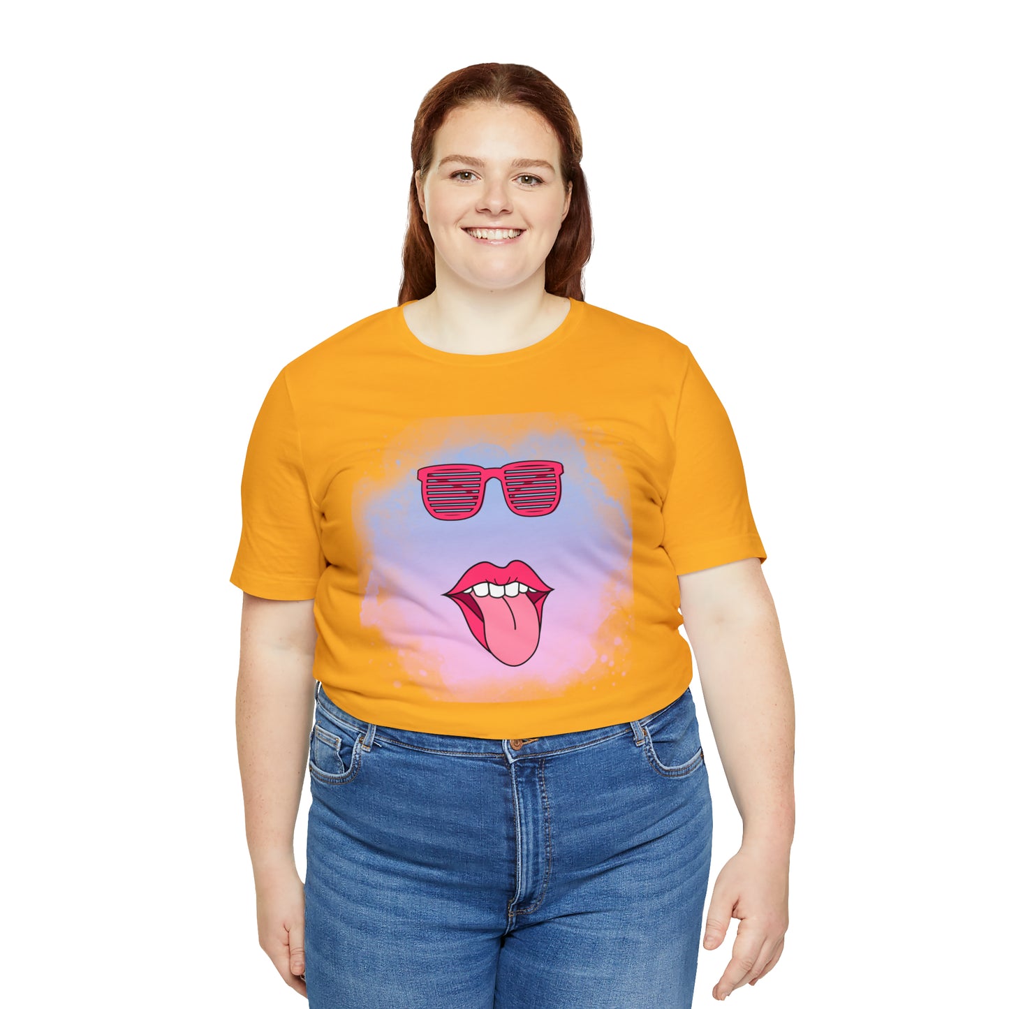 Lip Sunglasses t-shirt, Bubble gum kiss shirt,Pink Gum Shirt,Galantine gift travel shirt,best friend trip,girls vacation trip, Unisex Jersey