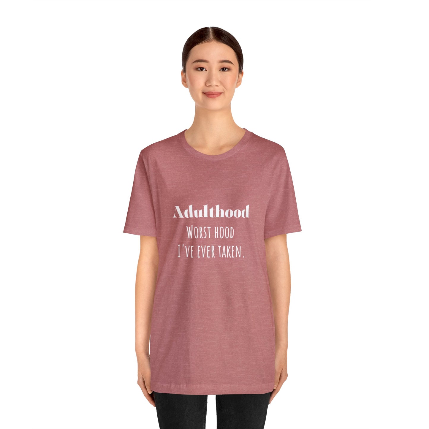 Adulthood shirt funny adulting shirt funny gift for her gift for him  shirt Unisex Tee Retro  T-Shirt best friend vacation shirt beach
