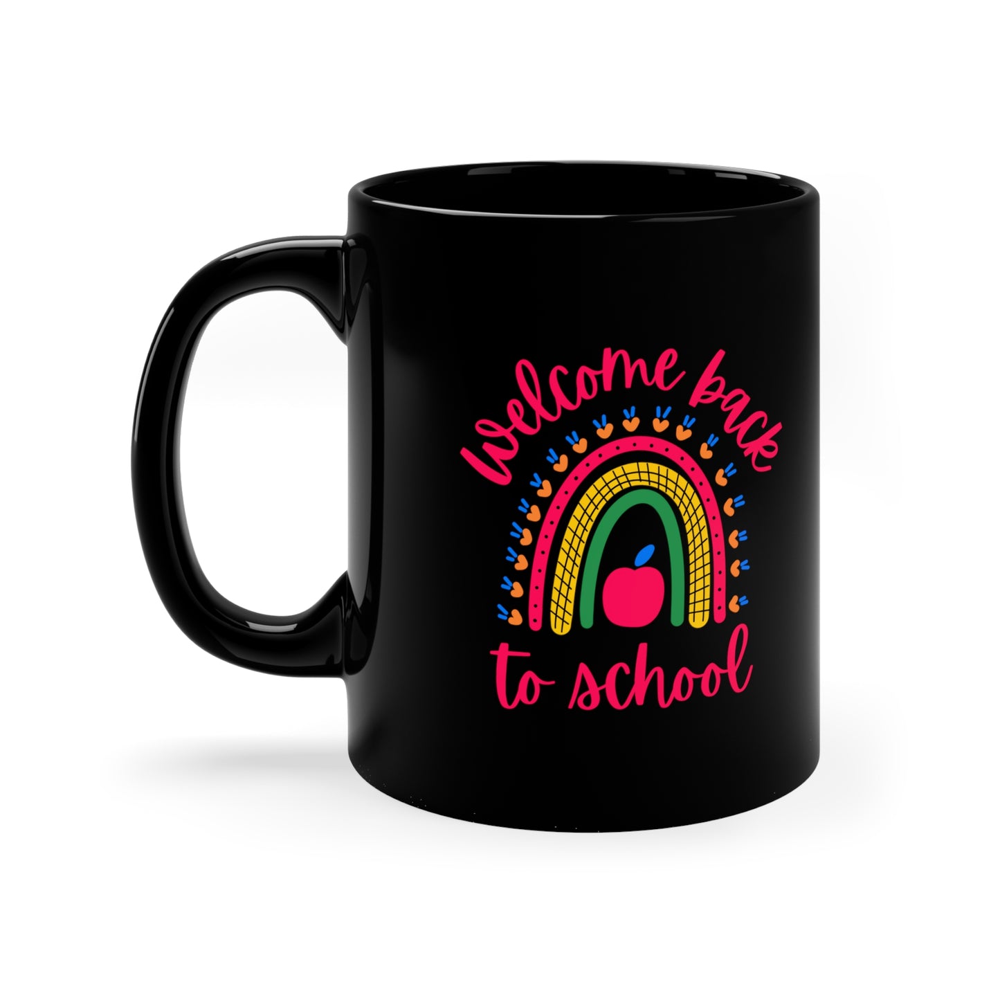 Welcome back to school mug gift Teacher mug coffee lover gift tea lover gift for her gift for him best friend Christmas gift 11oz Black Mug