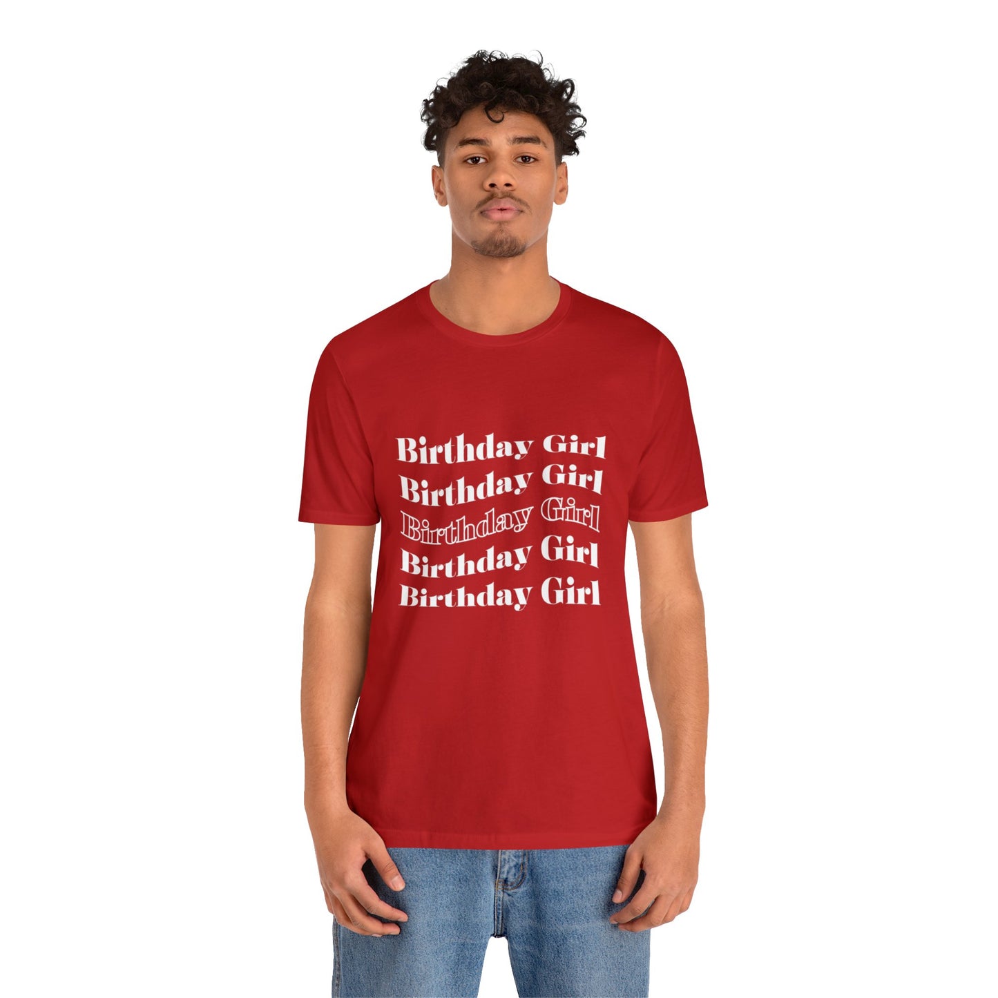 Birthday girl shirt gift for her best friend gift wavy shirt birthday party attire month funny T-shirt birthday gift Christmas gift for him