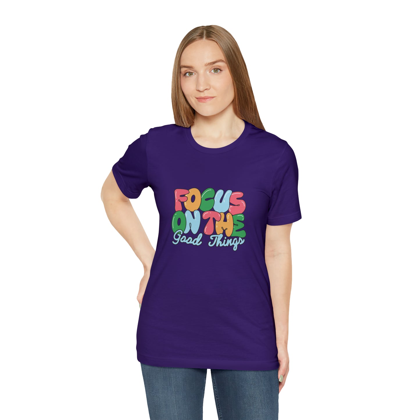 Focus on the good things shirt positive vibes shirt good vibes tee yogawear zen clothes bohemian top Women's Christmas gift for her for him