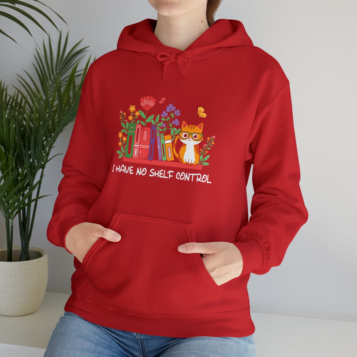 Cat lover hoodie book lover sweater BookShelf control orange cat Shirt Halloween Cat Sweatshirt Gift for Cat Lover Gift for Cat Mom Gift
