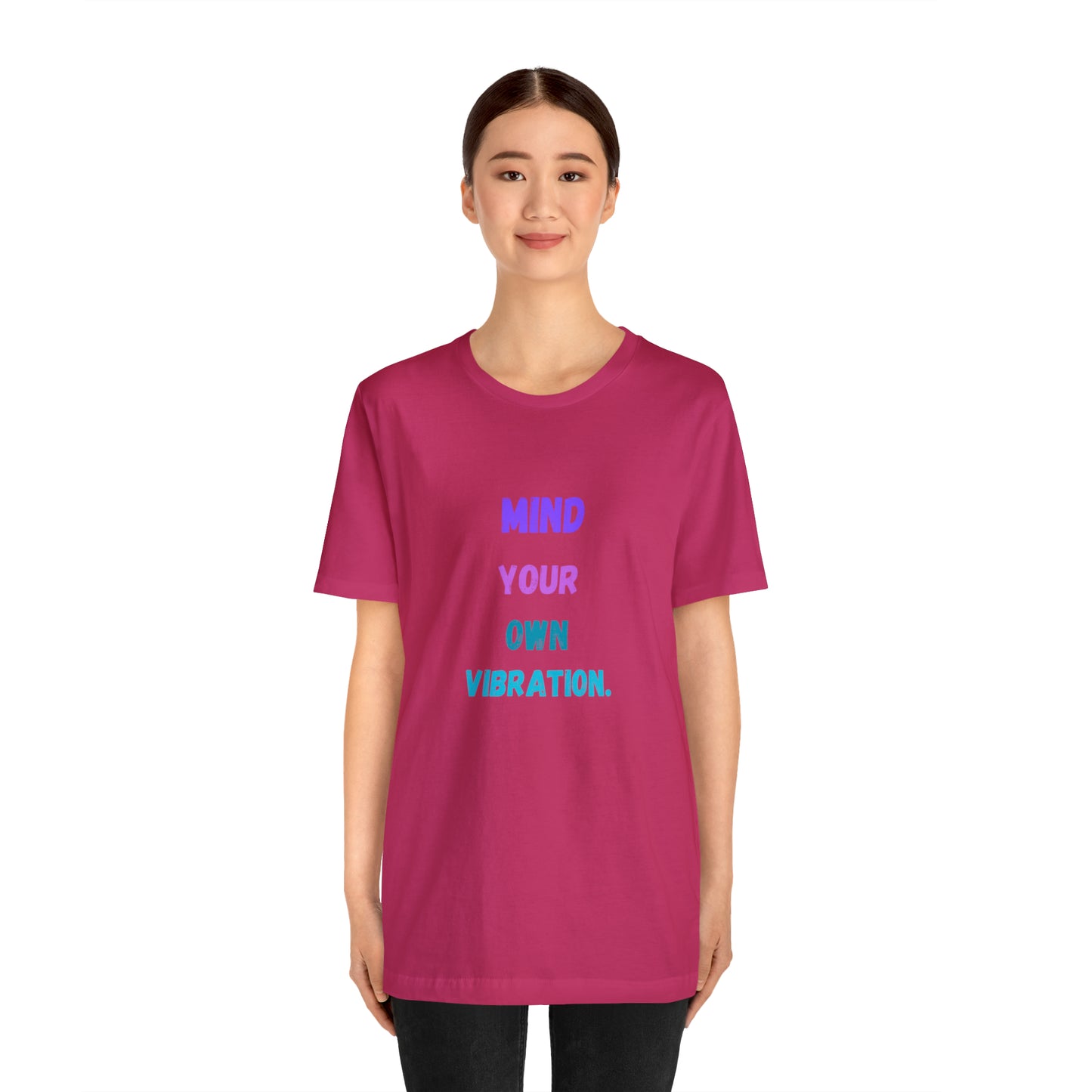Spiritual shirt Mind your own vibration t-shirt Zen gift for her gift for him yogawear meditation gifts best friend Christmas gift